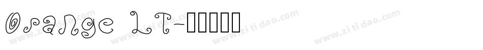 Orange LT字体转换